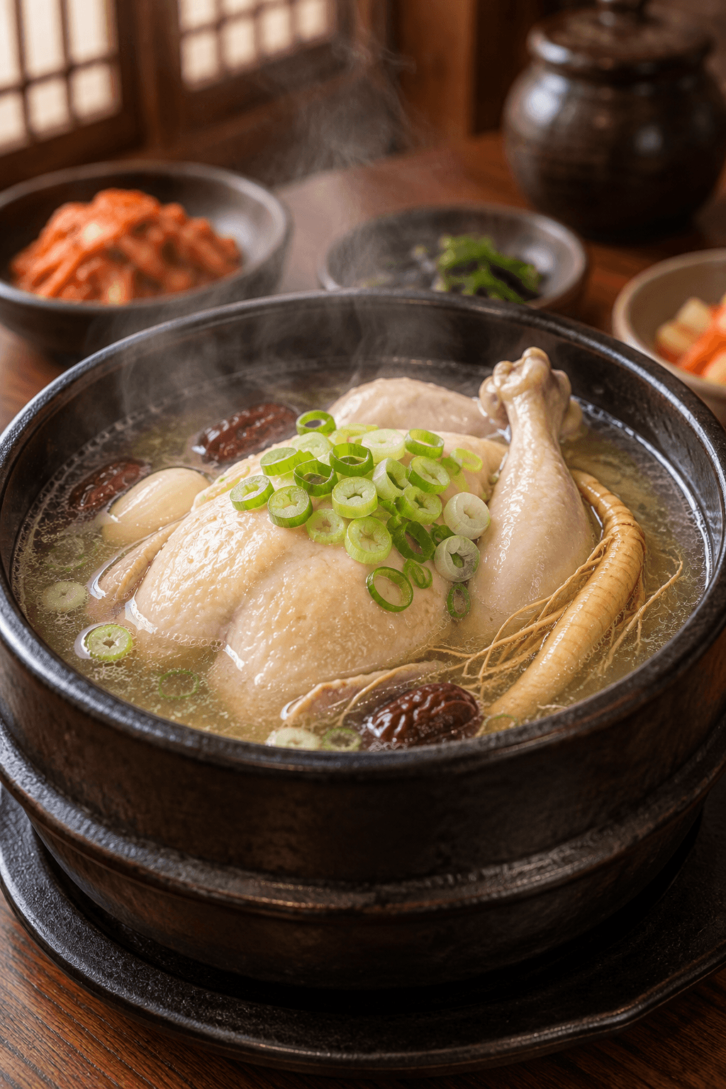 Enjoy the broth first