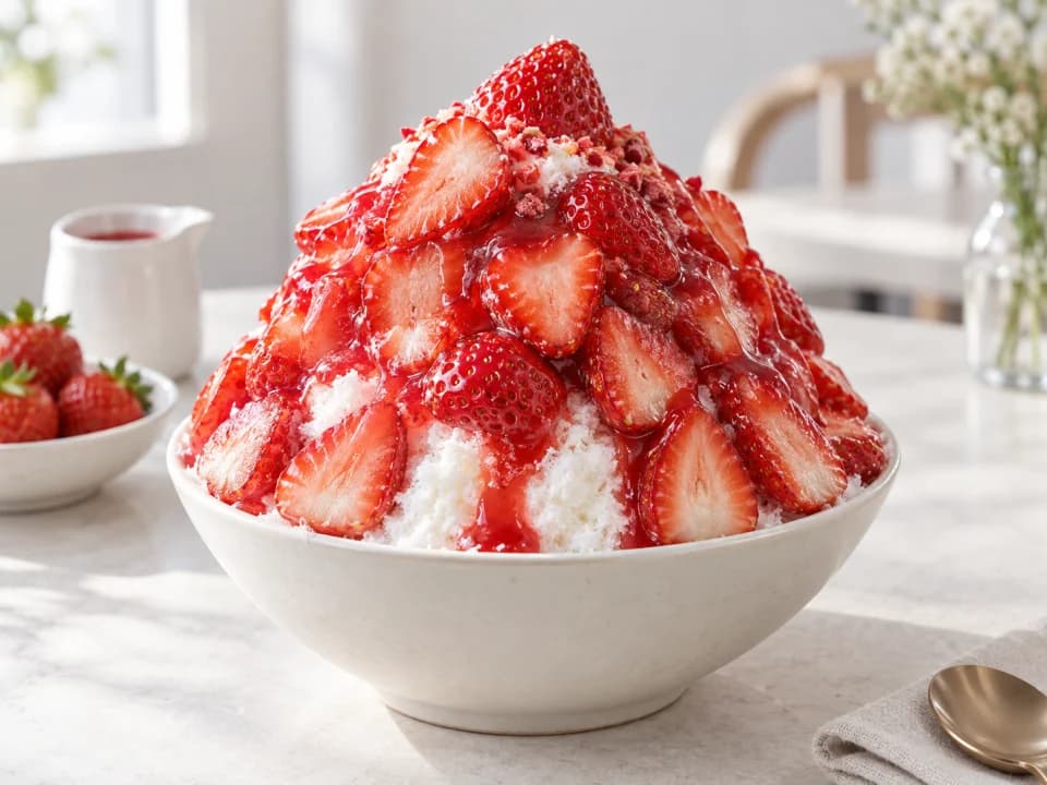 Strawberry Bingsu