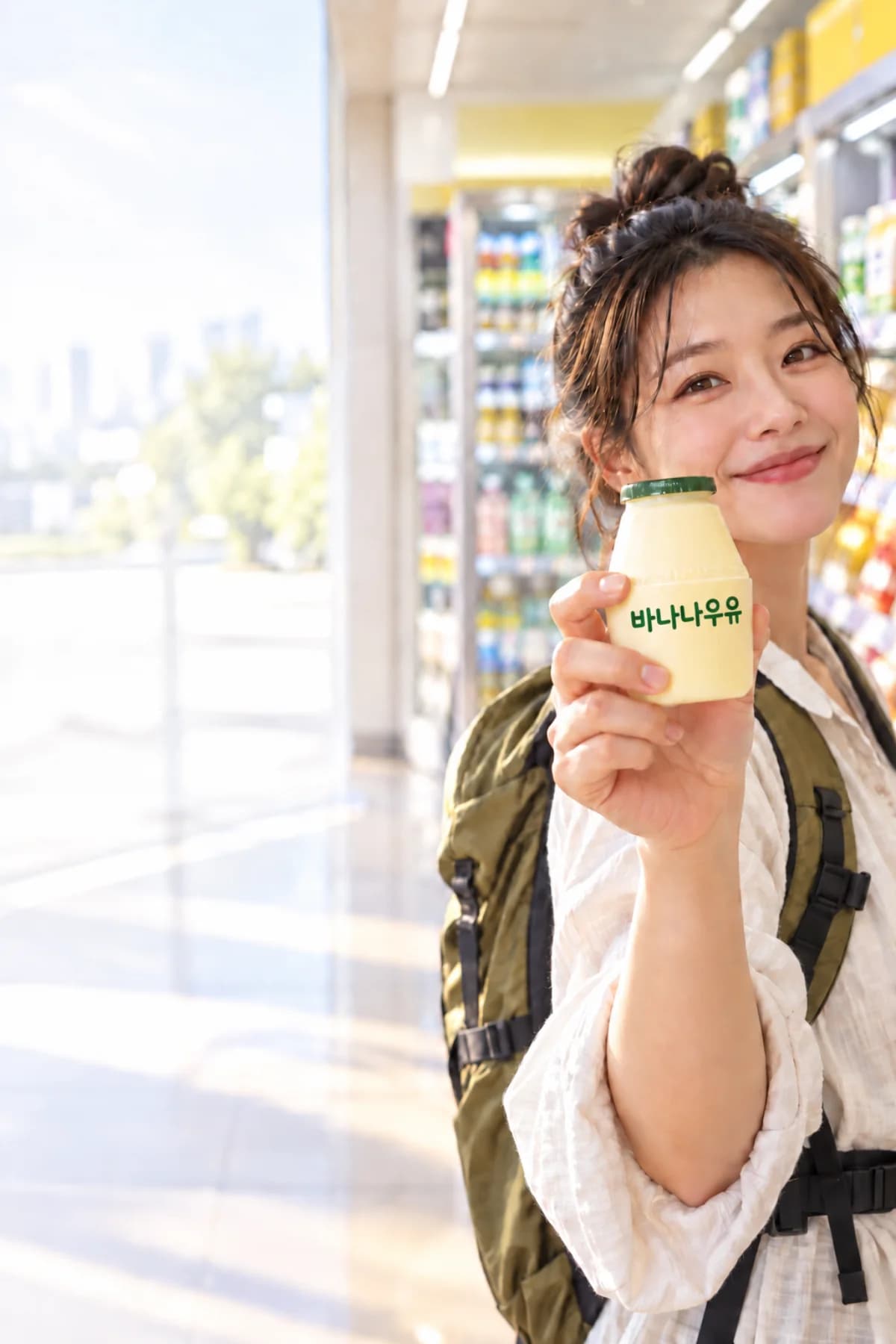 Korean banana milk