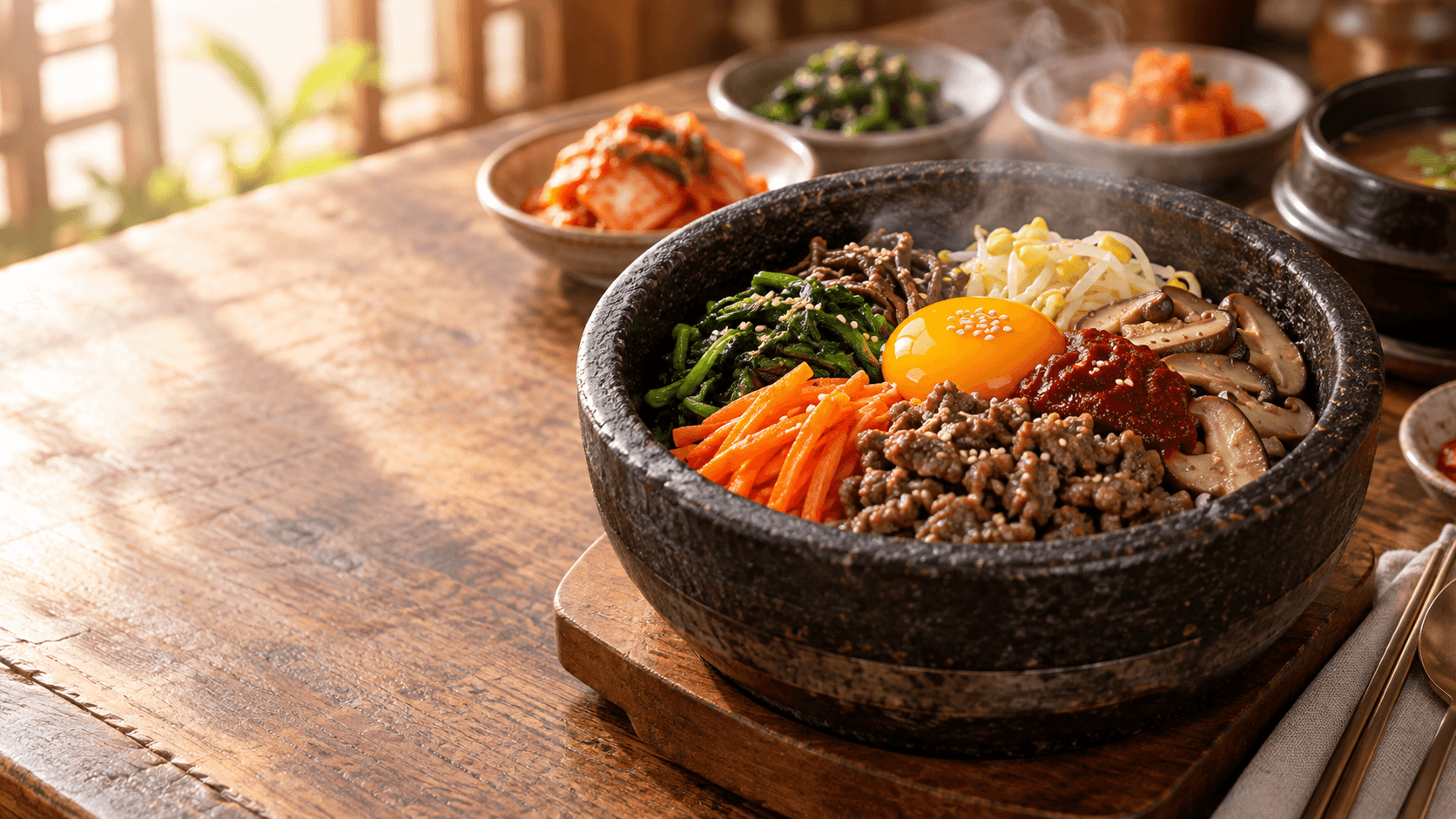 Grilled bibimbap