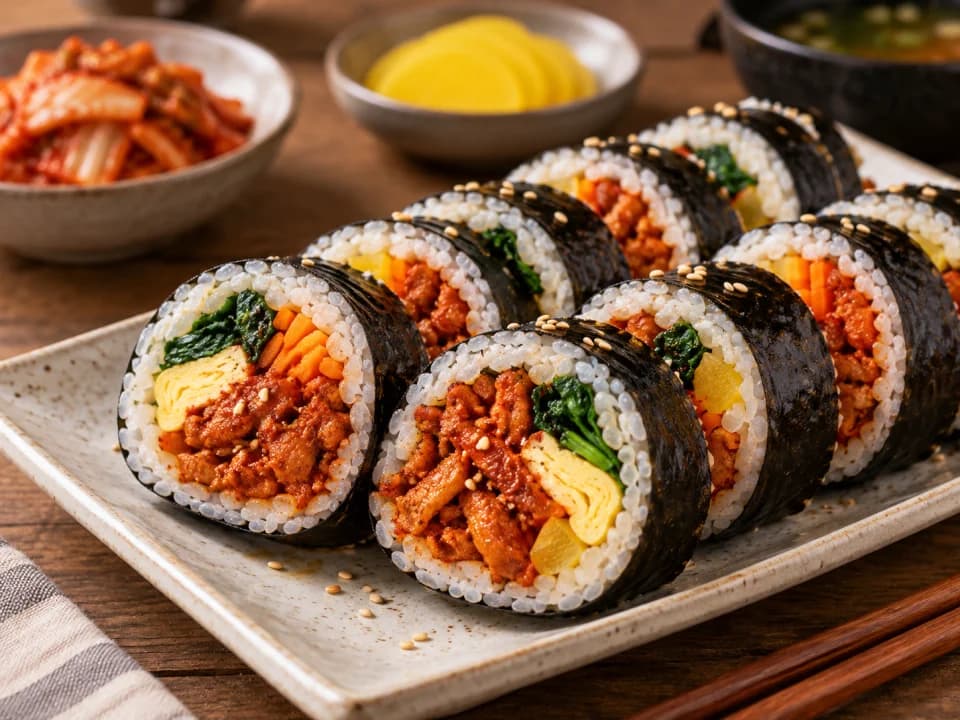 Spicy Pork Gimbap