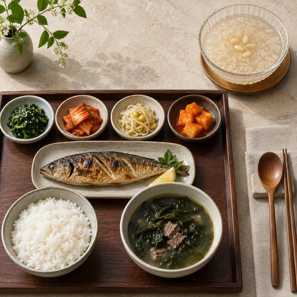 Korean meals